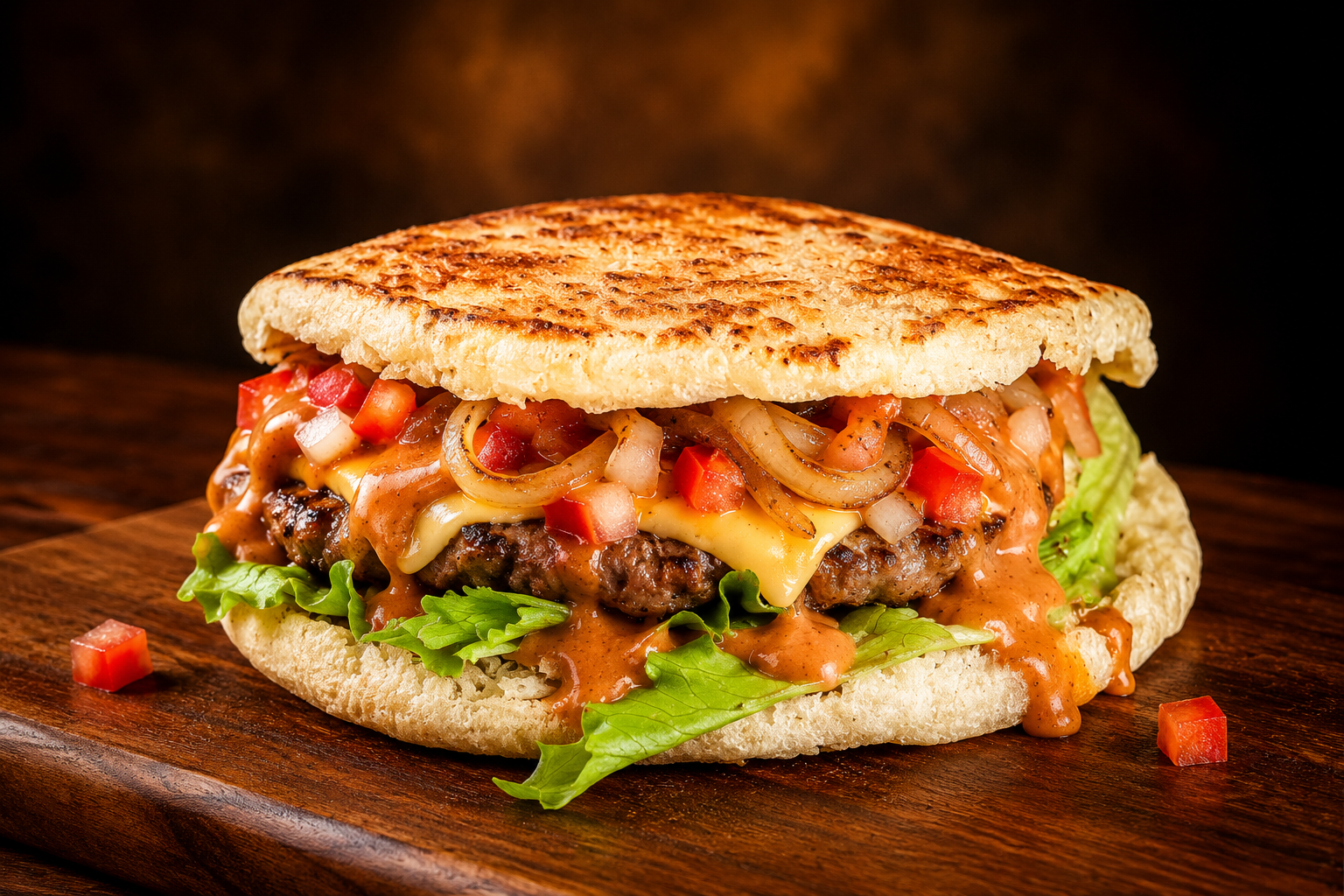 Kassie Burger signature loaded burger